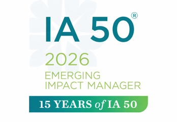 IA 50 2026 Emerging Impact Manager 15 Years of IA 50